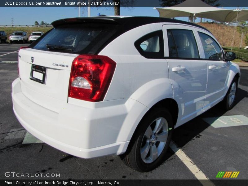 Bright White / Dark Slate Gray 2011 Dodge Caliber Mainstreet