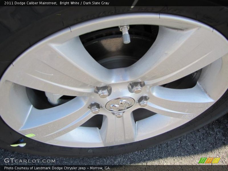 Bright White / Dark Slate Gray 2011 Dodge Caliber Mainstreet