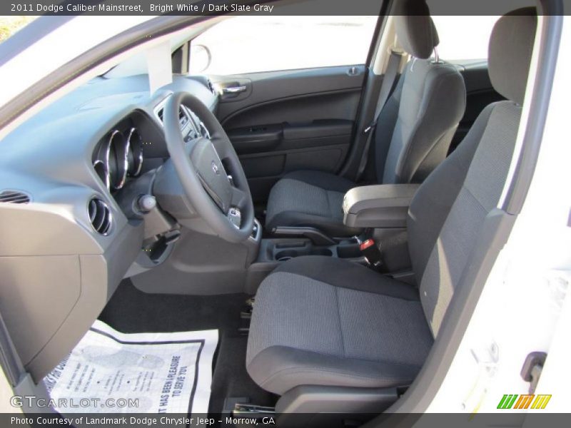 Bright White / Dark Slate Gray 2011 Dodge Caliber Mainstreet