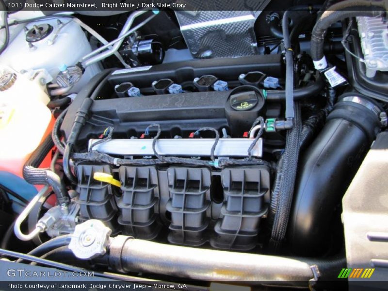 Bright White / Dark Slate Gray 2011 Dodge Caliber Mainstreet