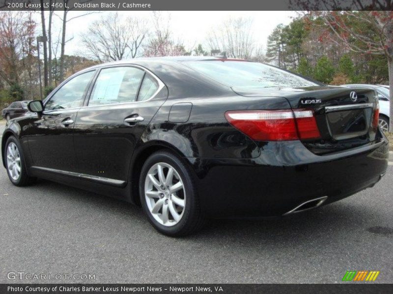 Obsidian Black / Cashmere 2008 Lexus LS 460 L