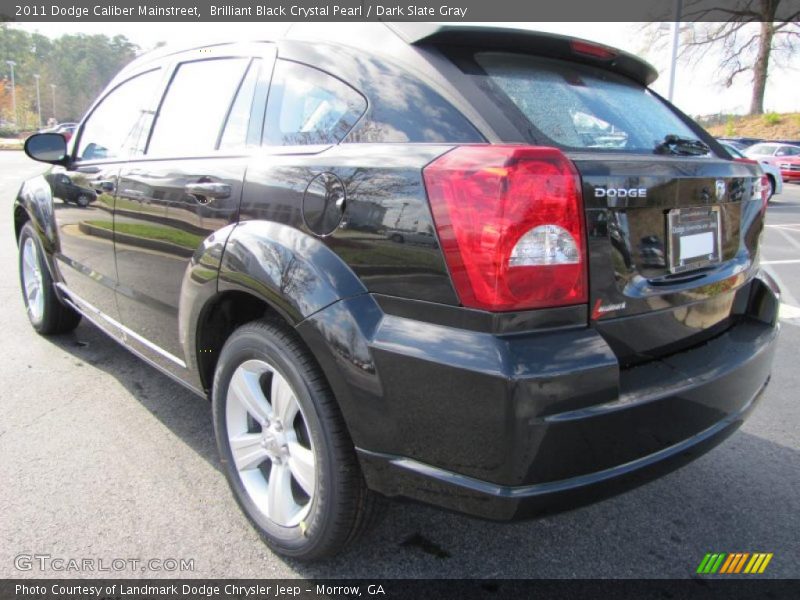 Brilliant Black Crystal Pearl / Dark Slate Gray 2011 Dodge Caliber Mainstreet