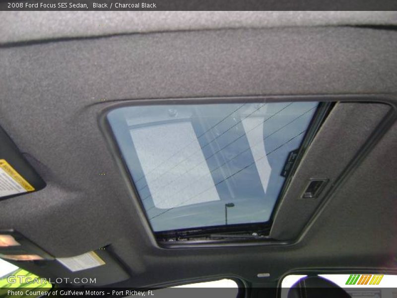 Black / Charcoal Black 2008 Ford Focus SES Sedan
