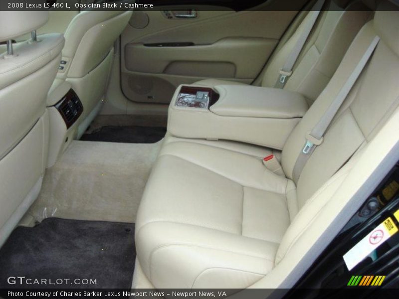 Obsidian Black / Cashmere 2008 Lexus LS 460 L