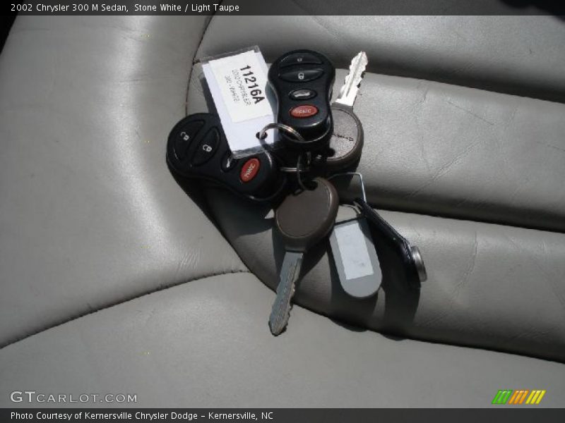 Stone White / Light Taupe 2002 Chrysler 300 M Sedan