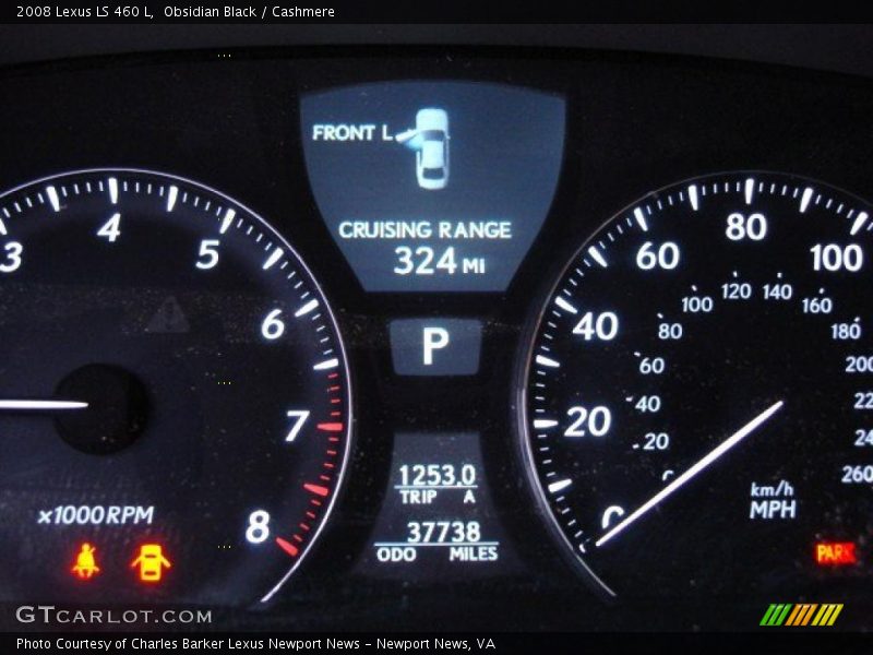 Obsidian Black / Cashmere 2008 Lexus LS 460 L