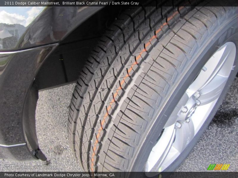 Brilliant Black Crystal Pearl / Dark Slate Gray 2011 Dodge Caliber Mainstreet