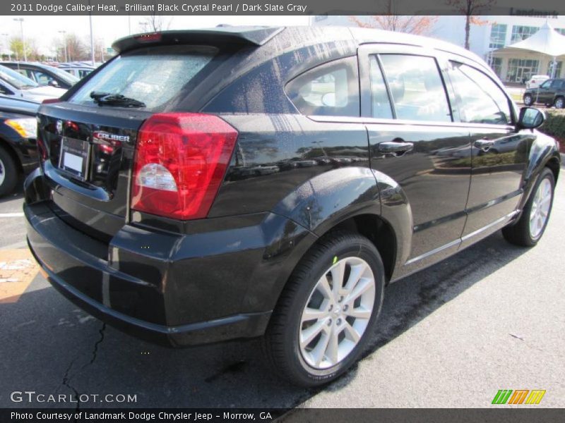 Brilliant Black Crystal Pearl / Dark Slate Gray 2011 Dodge Caliber Heat