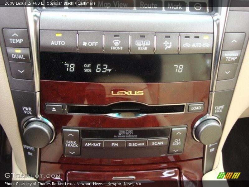 Controls of 2008 LS 460 L
