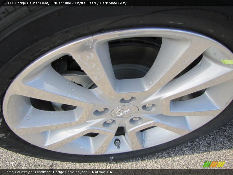 Brilliant Black Crystal Pearl / Dark Slate Gray 2011 Dodge Caliber Heat