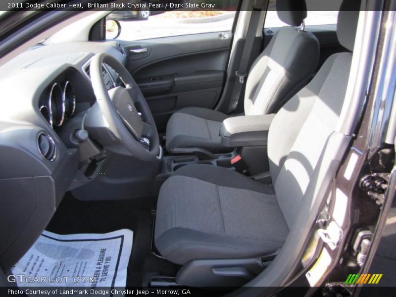 Brilliant Black Crystal Pearl / Dark Slate Gray 2011 Dodge Caliber Heat