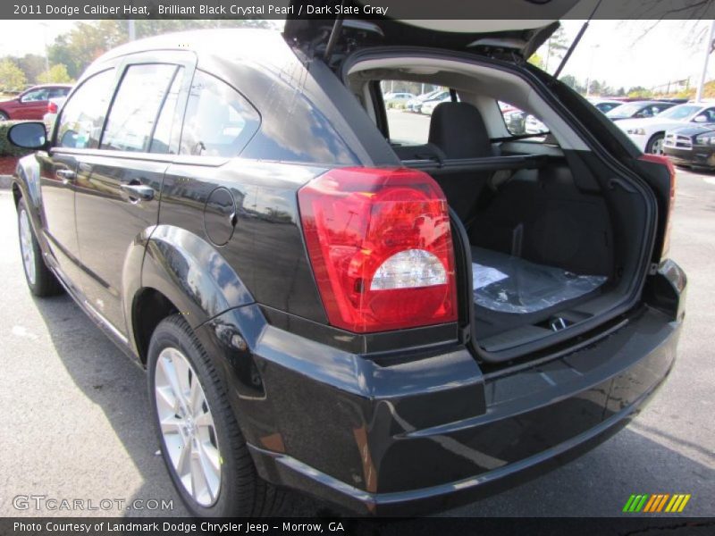 Brilliant Black Crystal Pearl / Dark Slate Gray 2011 Dodge Caliber Heat