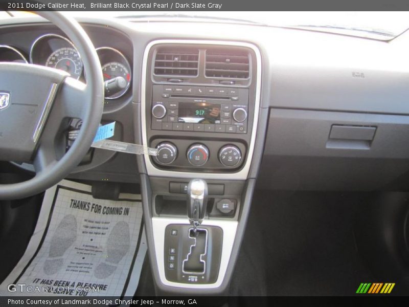 Brilliant Black Crystal Pearl / Dark Slate Gray 2011 Dodge Caliber Heat