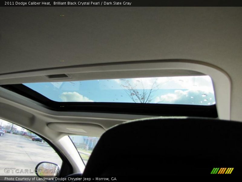 Brilliant Black Crystal Pearl / Dark Slate Gray 2011 Dodge Caliber Heat