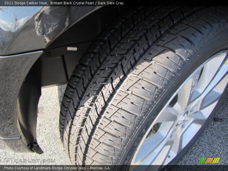 Brilliant Black Crystal Pearl / Dark Slate Gray 2011 Dodge Caliber Heat