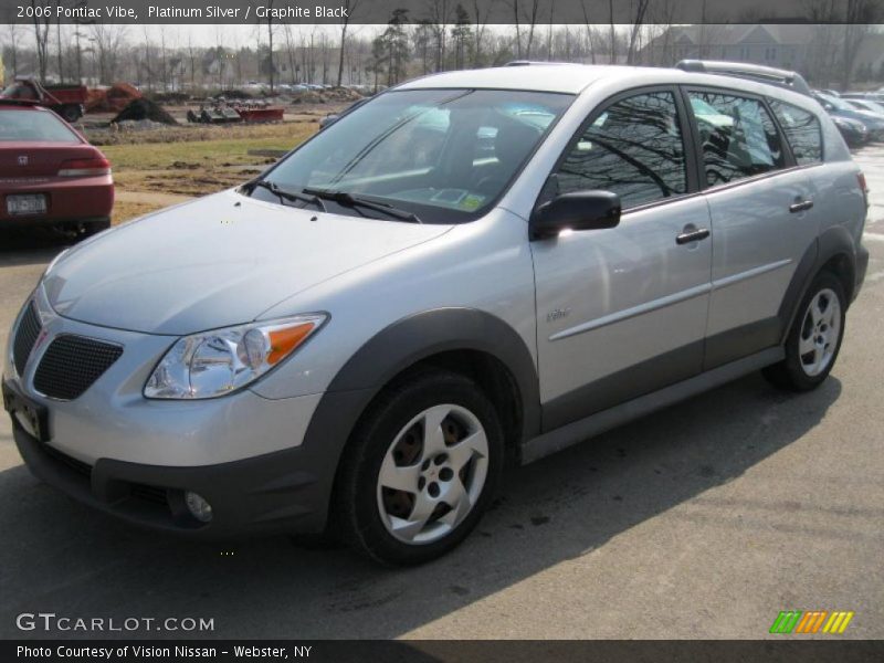 Platinum Silver / Graphite Black 2006 Pontiac Vibe