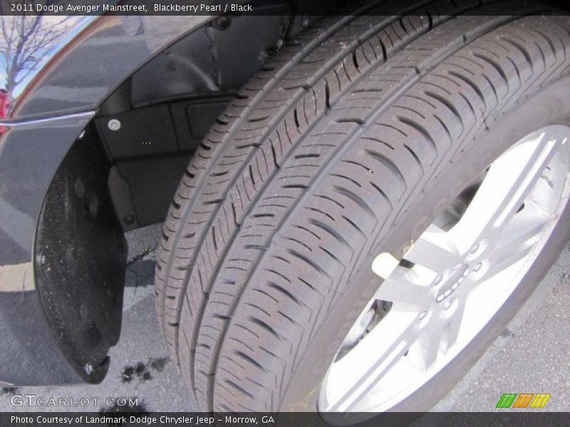 Blackberry Pearl / Black 2011 Dodge Avenger Mainstreet