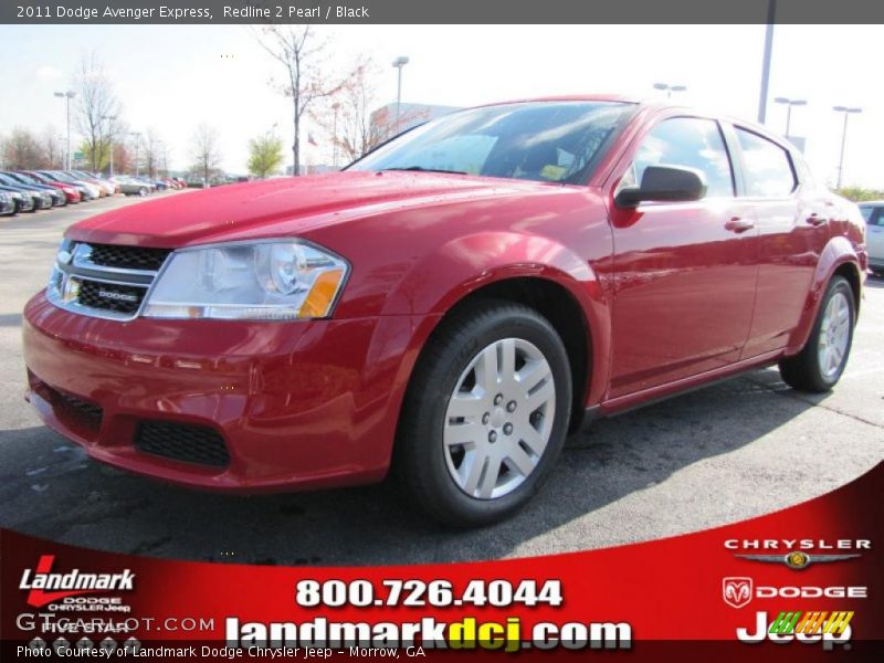 Redline 2 Pearl / Black 2011 Dodge Avenger Express