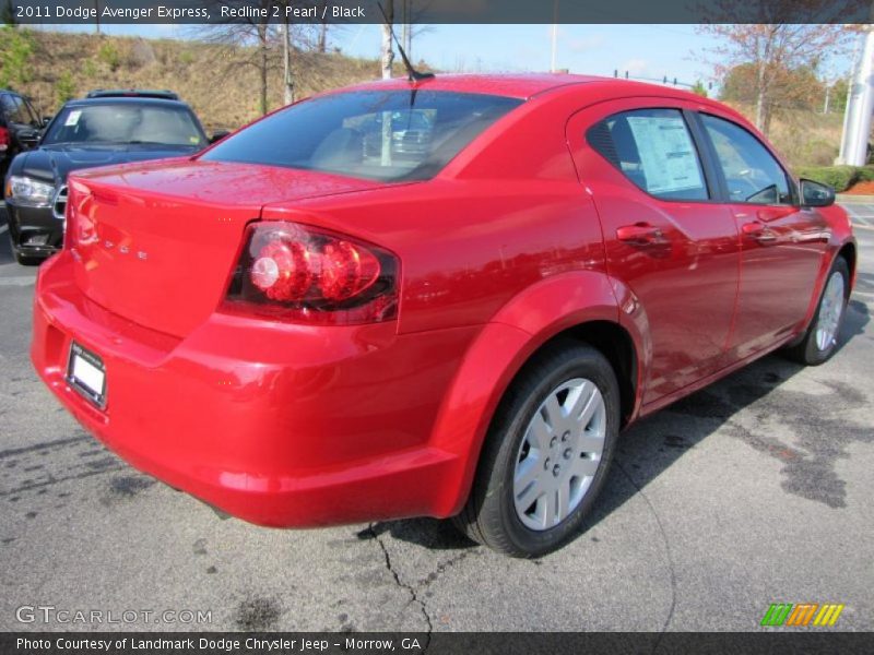 Redline 2 Pearl / Black 2011 Dodge Avenger Express