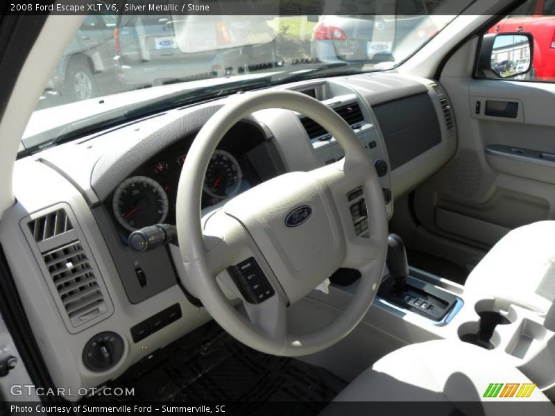 Silver Metallic / Stone 2008 Ford Escape XLT V6