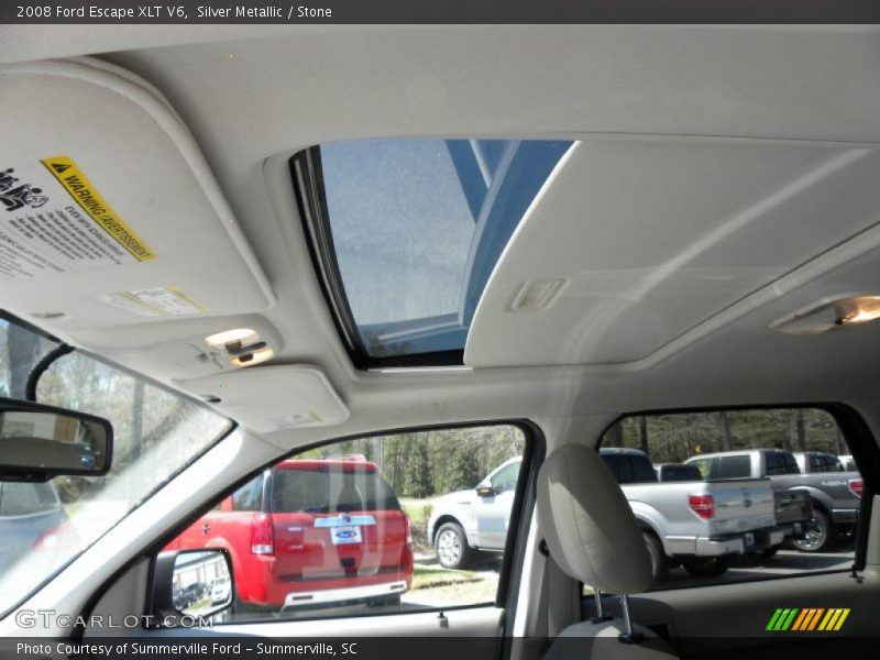 Silver Metallic / Stone 2008 Ford Escape XLT V6