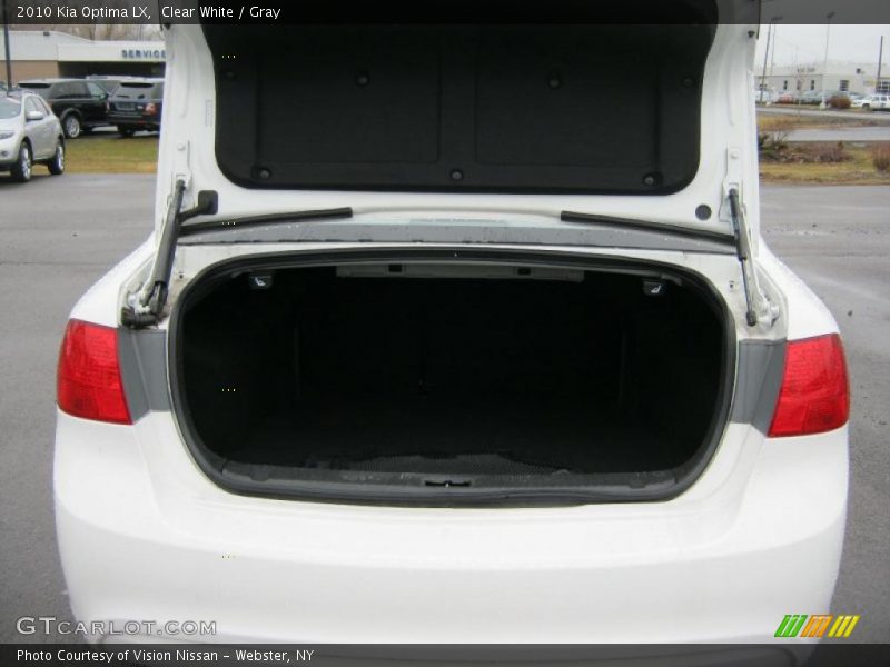 Clear White / Gray 2010 Kia Optima LX