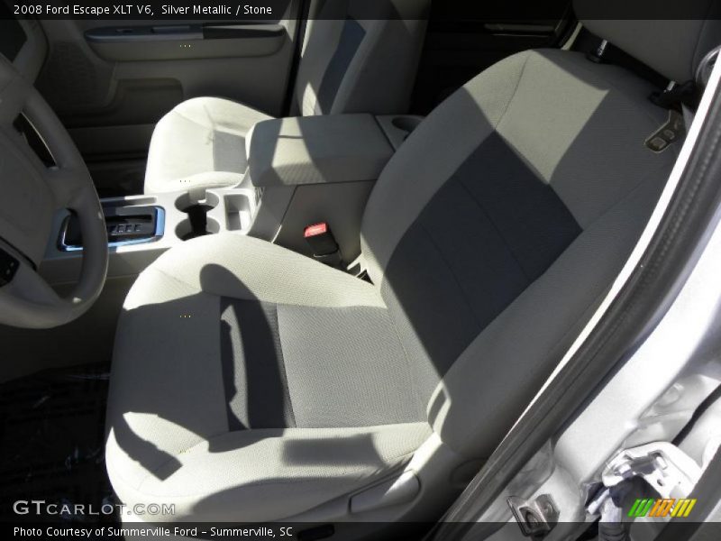 Silver Metallic / Stone 2008 Ford Escape XLT V6