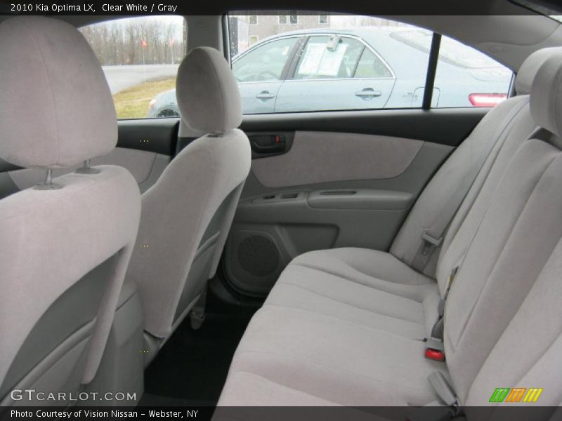Clear White / Gray 2010 Kia Optima LX