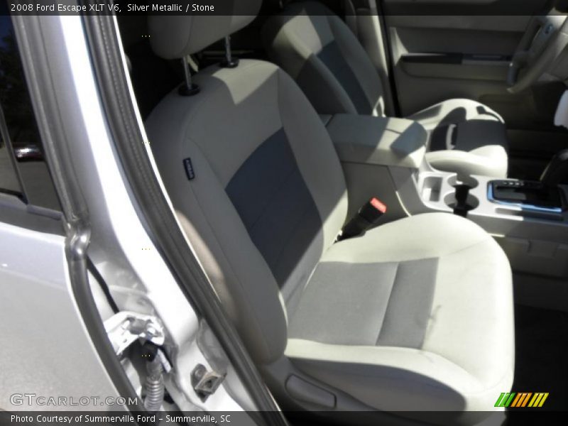 Silver Metallic / Stone 2008 Ford Escape XLT V6