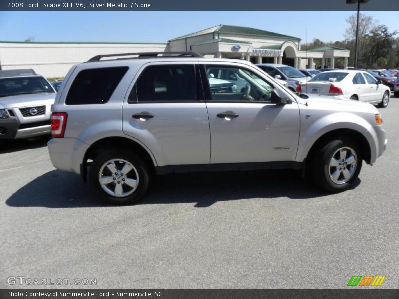 Silver Metallic / Stone 2008 Ford Escape XLT V6