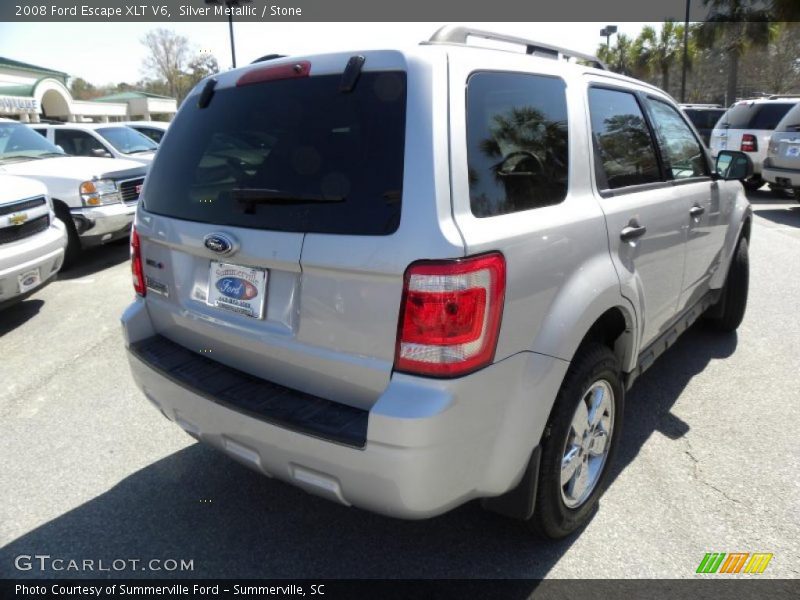 Silver Metallic / Stone 2008 Ford Escape XLT V6
