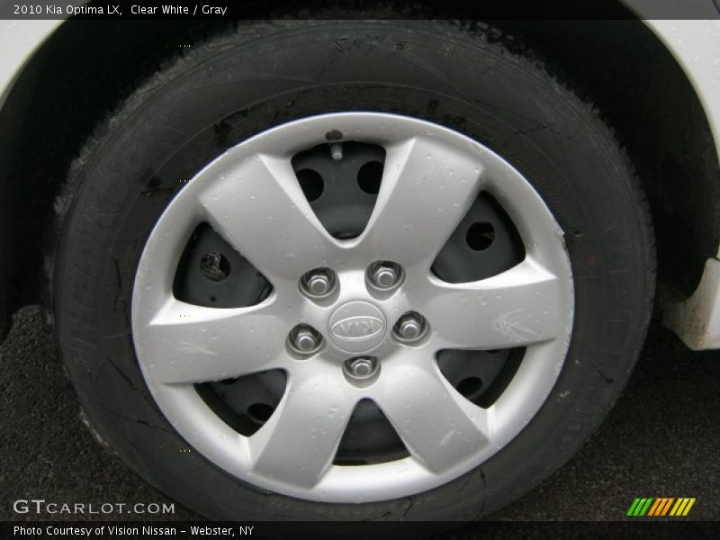 Clear White / Gray 2010 Kia Optima LX