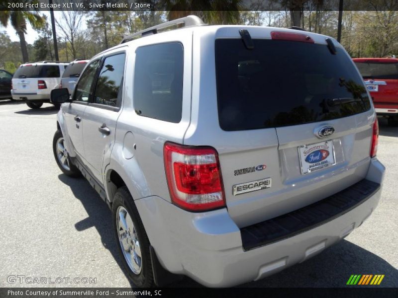 Silver Metallic / Stone 2008 Ford Escape XLT V6