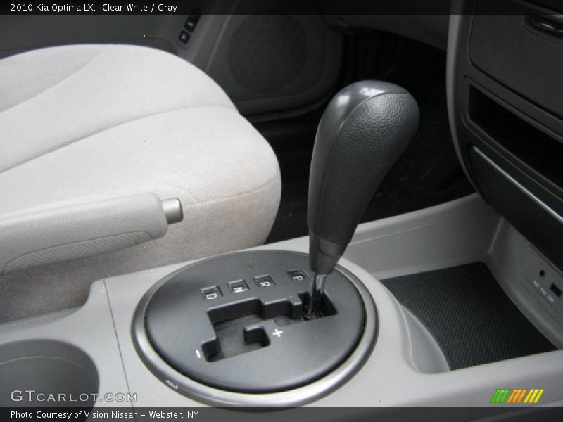 Clear White / Gray 2010 Kia Optima LX