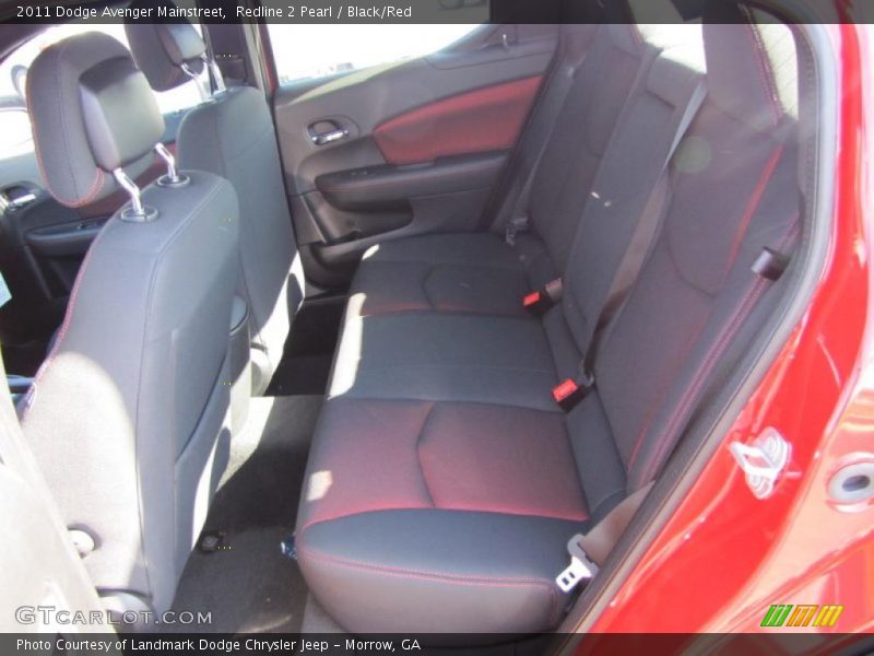 Redline 2 Pearl / Black/Red 2011 Dodge Avenger Mainstreet