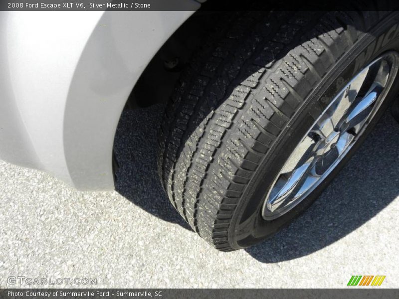 Silver Metallic / Stone 2008 Ford Escape XLT V6