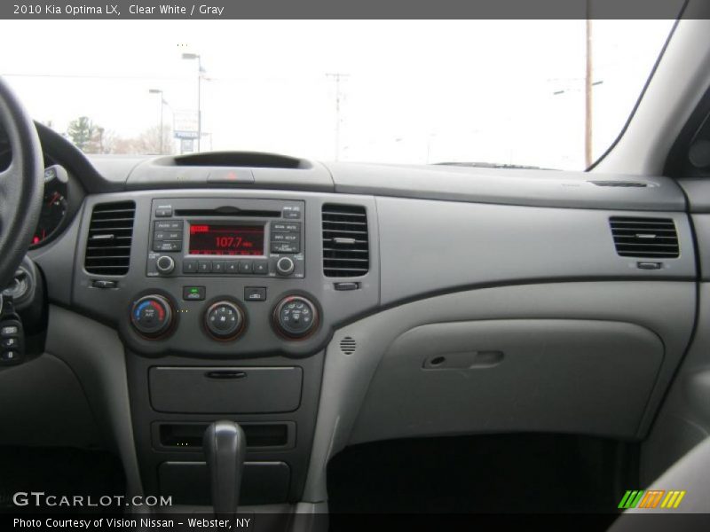 Clear White / Gray 2010 Kia Optima LX