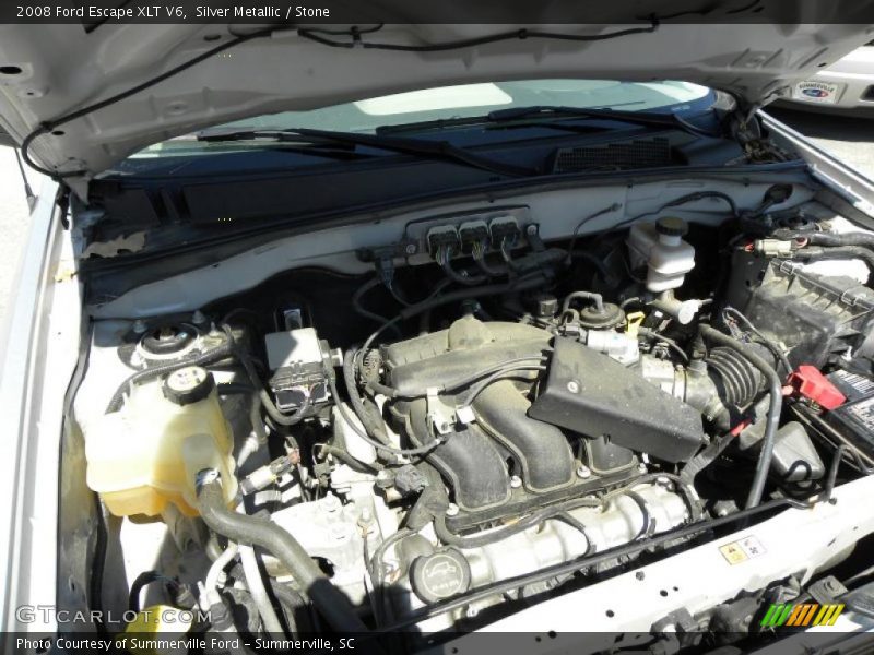 Silver Metallic / Stone 2008 Ford Escape XLT V6