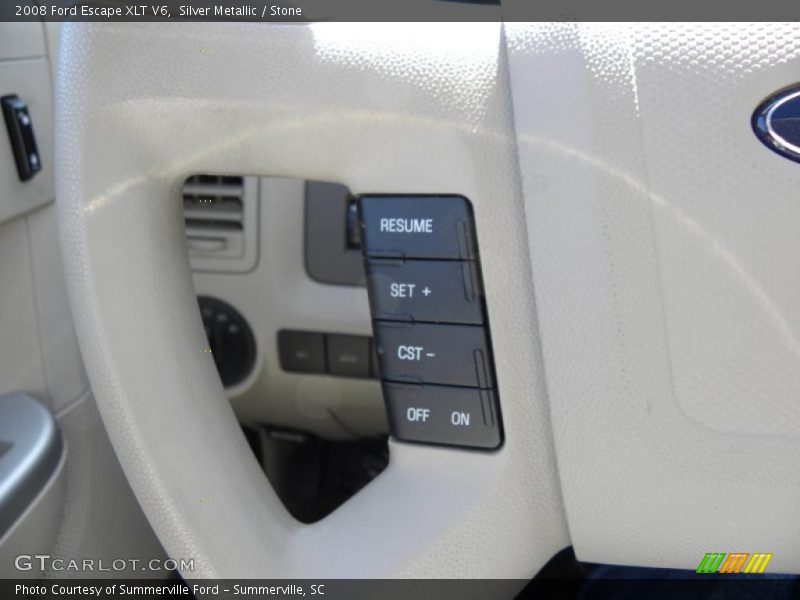 Silver Metallic / Stone 2008 Ford Escape XLT V6