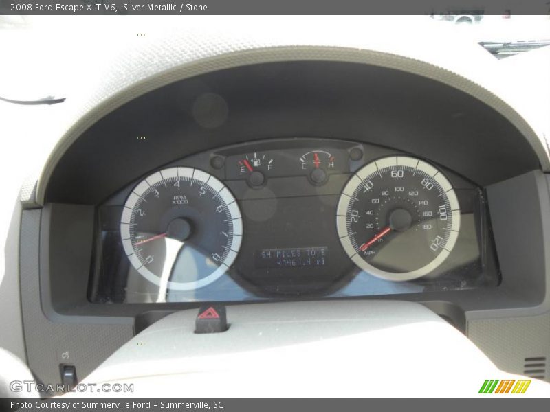 Silver Metallic / Stone 2008 Ford Escape XLT V6