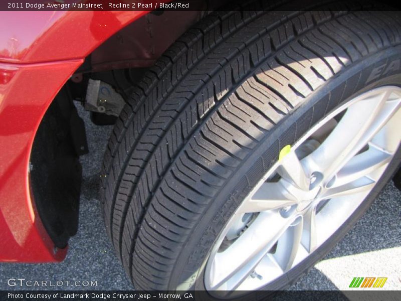 Redline 2 Pearl / Black/Red 2011 Dodge Avenger Mainstreet
