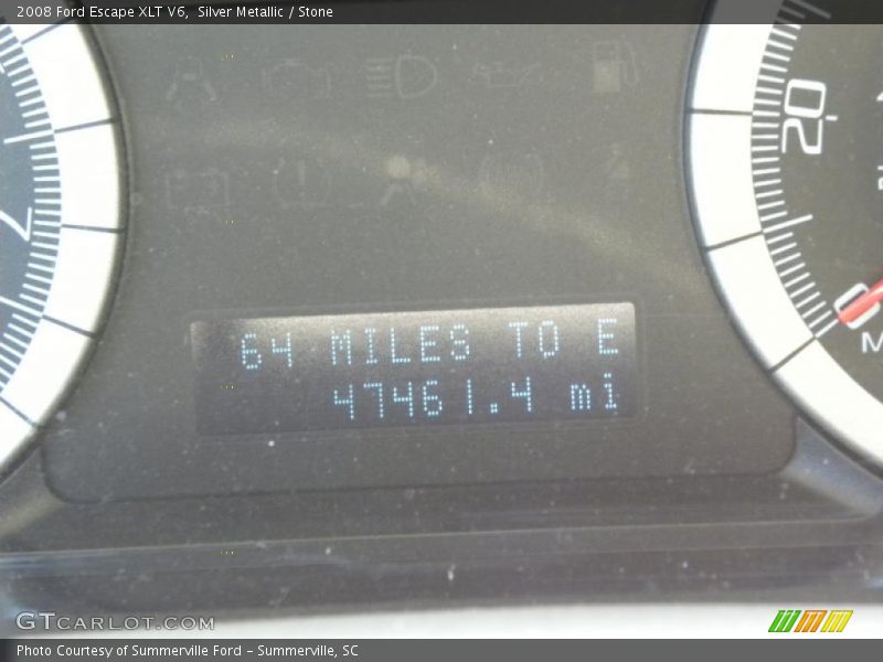 Silver Metallic / Stone 2008 Ford Escape XLT V6