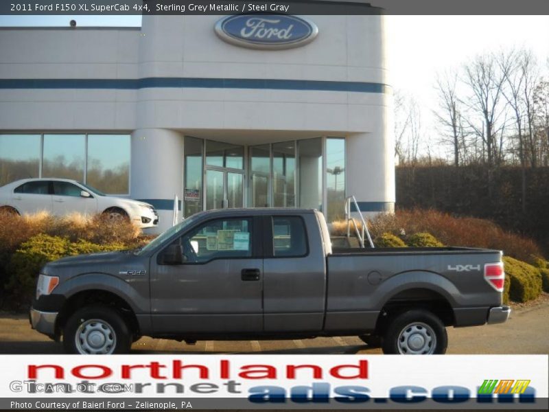Sterling Grey Metallic / Steel Gray 2011 Ford F150 XL SuperCab 4x4
