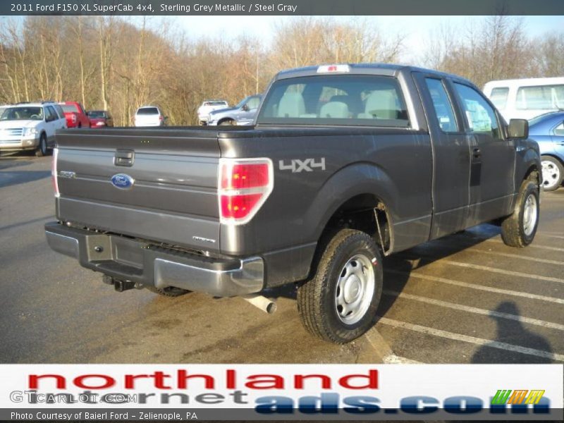 Sterling Grey Metallic / Steel Gray 2011 Ford F150 XL SuperCab 4x4
