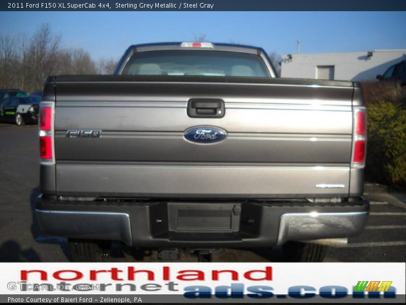 Sterling Grey Metallic / Steel Gray 2011 Ford F150 XL SuperCab 4x4