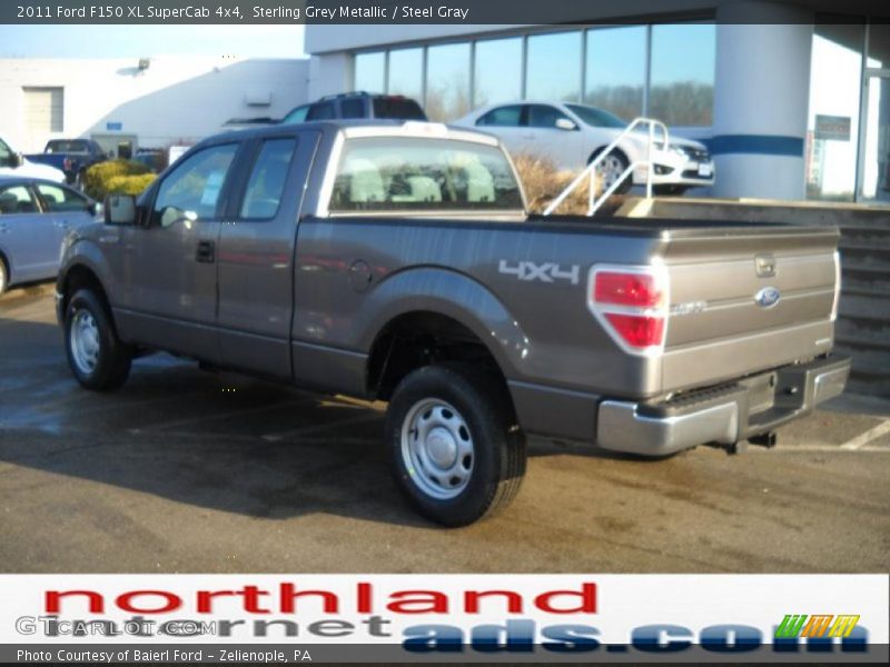 Sterling Grey Metallic / Steel Gray 2011 Ford F150 XL SuperCab 4x4
