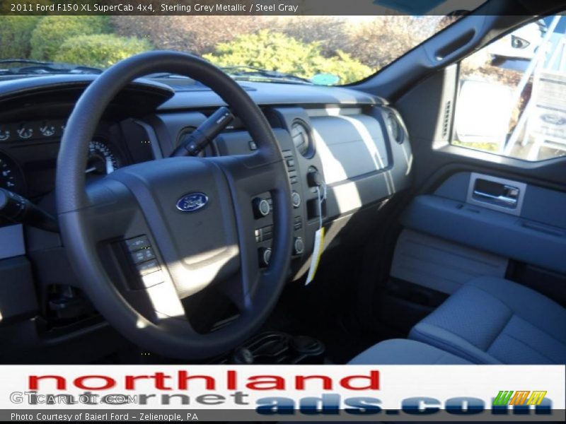 Sterling Grey Metallic / Steel Gray 2011 Ford F150 XL SuperCab 4x4