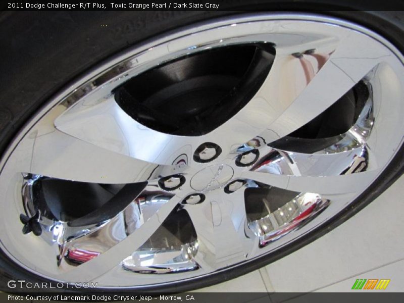 Toxic Orange Pearl / Dark Slate Gray 2011 Dodge Challenger R/T Plus