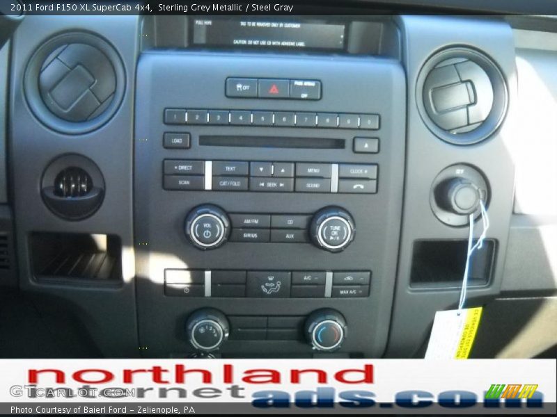 Sterling Grey Metallic / Steel Gray 2011 Ford F150 XL SuperCab 4x4