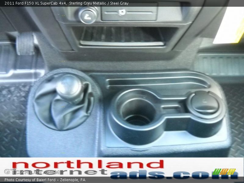 Sterling Grey Metallic / Steel Gray 2011 Ford F150 XL SuperCab 4x4